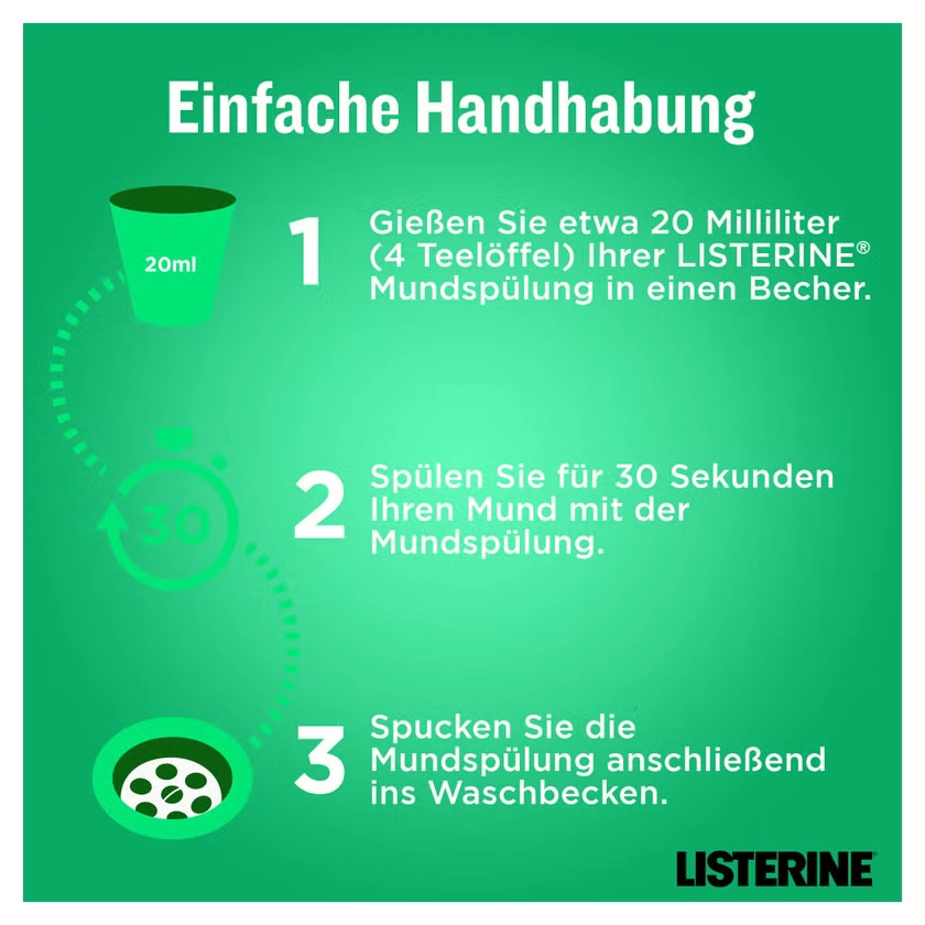 LISTERINE Fresh Mint Mundspülung