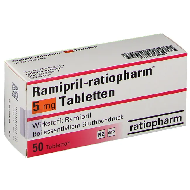 RAMIPRIL-ratiopharm 5 mg Tabletten