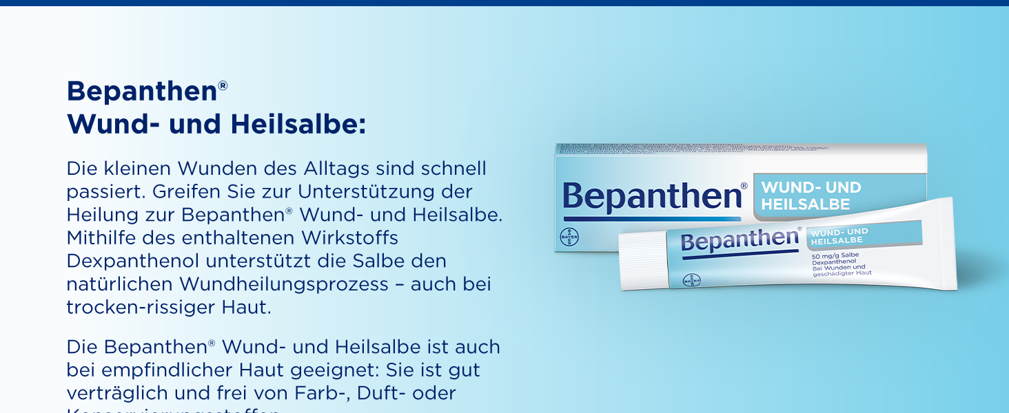 Bepanthen Wund- und Heilsalbe Banner 2