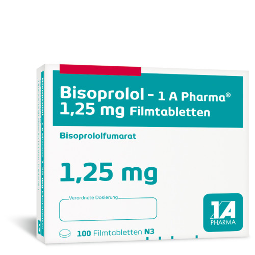 BISOPROLOL-1A Pharma 1,25 mg Filmtabletten