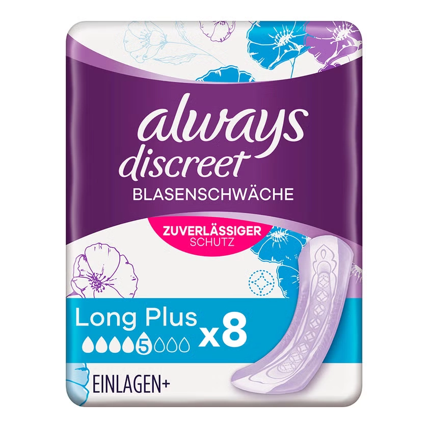 ALWAYS discreet Inkontinenz Einl.long plus