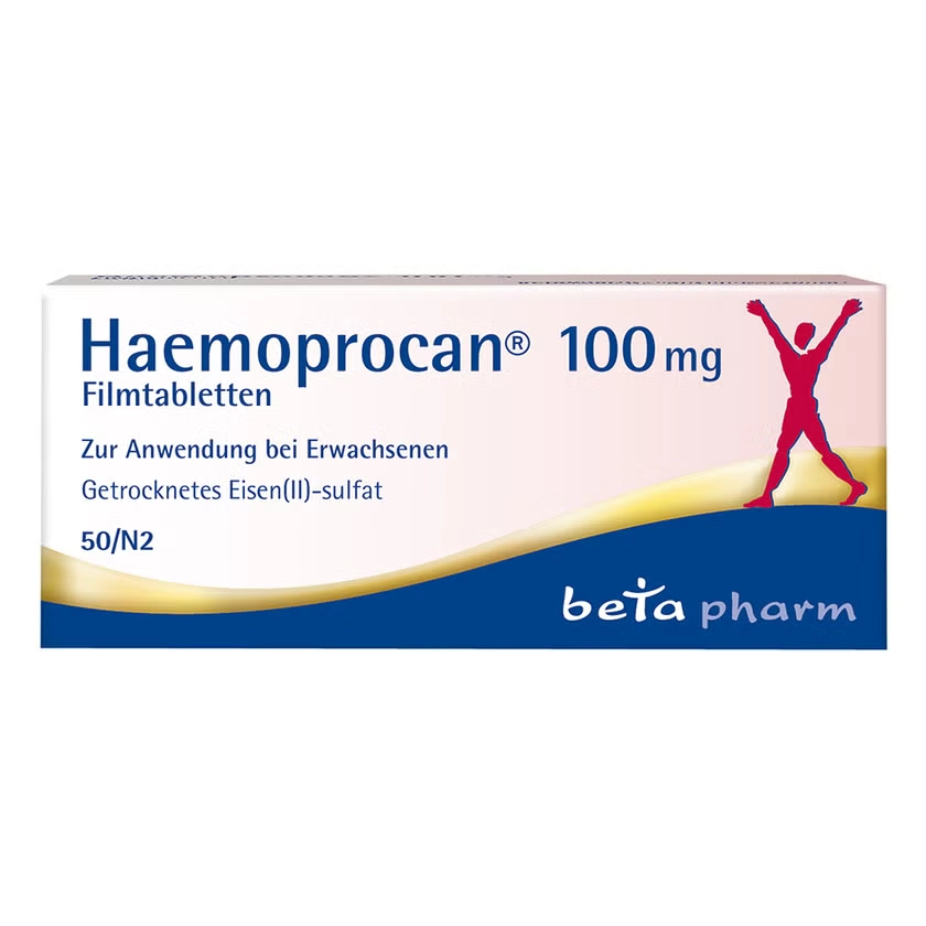 HAEMOPROCAN 100 mg Filmtabletten