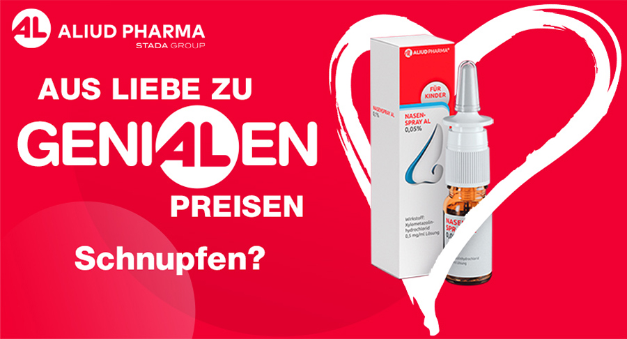 Nasenspray AL 0,05 % für die verstopfte Kindernase 2 bis 6 Jahre